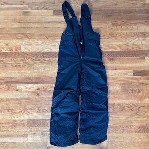 Kids Columbia Black Snow Bib Size Medium